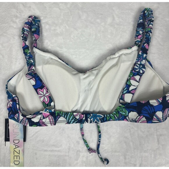 Sundazed Ledia Top Swimwear Bikini Top Floral Multicolor Size 36 B/C NEW - Picture 5 of 9